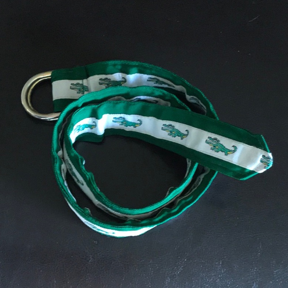 Genuine designer lacrosse belt.